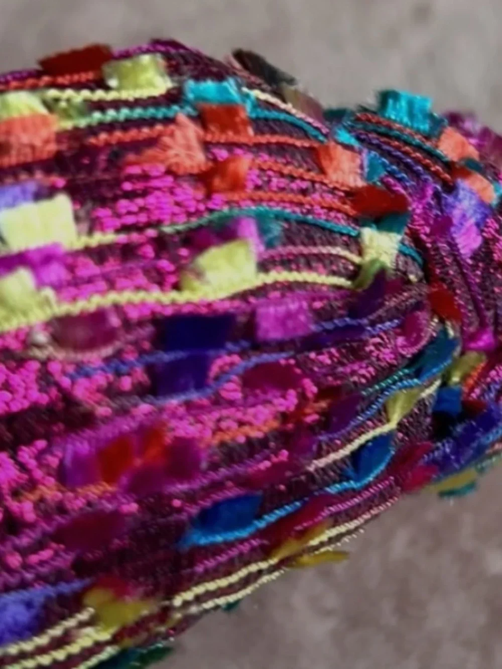Lele Sadoughi Pink Shimmer Confetti Knotted Headband NWOT